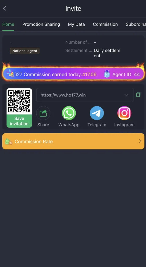 earn with refferal program